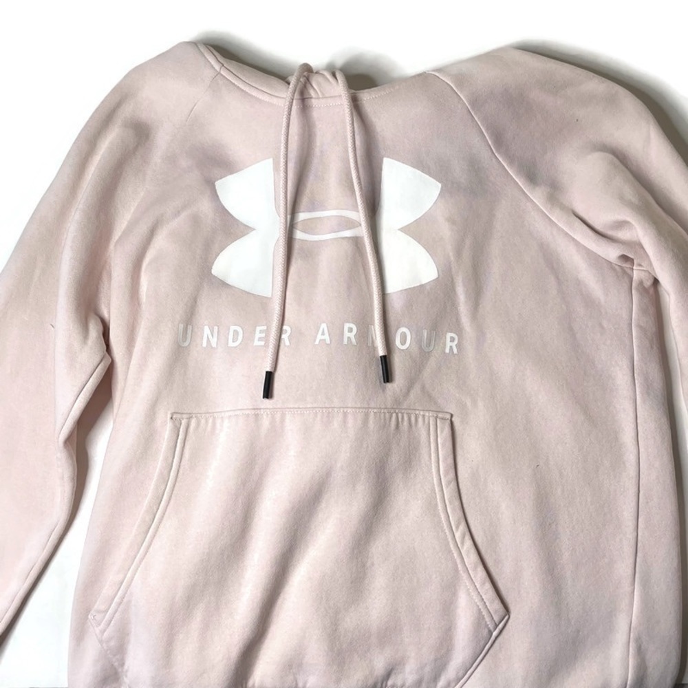 Under Armour color pink and white hoodie size xs - Picture 3 of 15